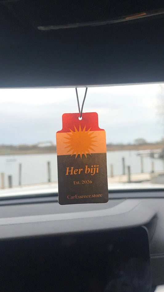 Kurdistan Flag Car Air Freshener CarEssence