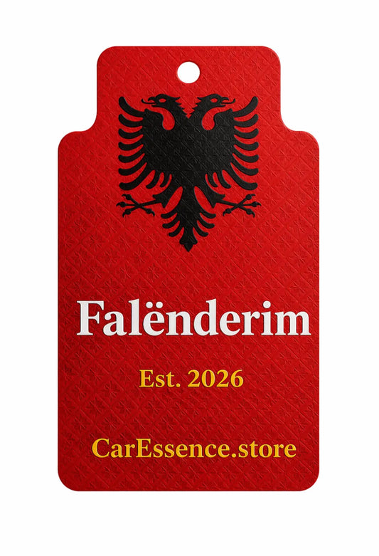 Albania Flag Car Air Freshener CarEssence