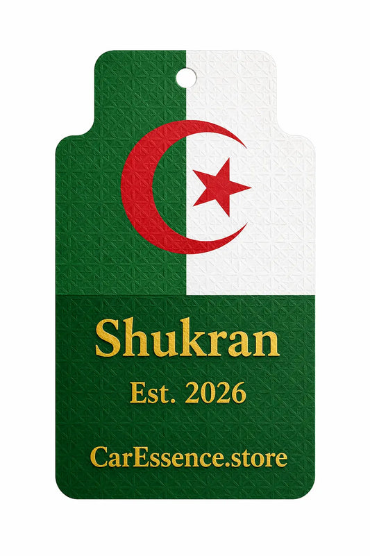 Algeria Flag Car Air Freshener CarEssence