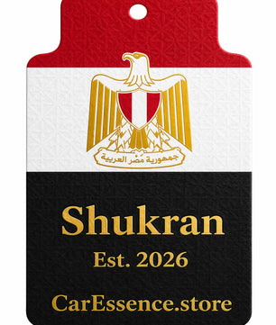 Egypt Flag Car Air Freshener CarEssence