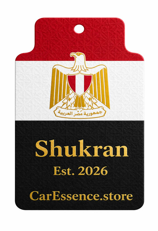 Egypt Flag Car Air Freshener CarEssence