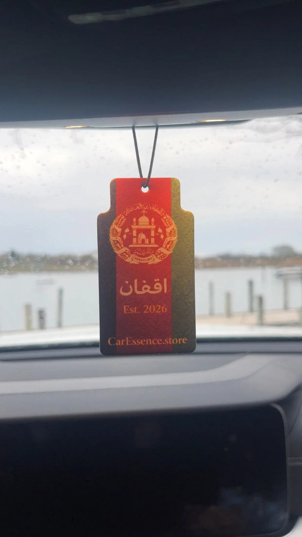 Afghanistan Flag Car Air Freshener CarEssence