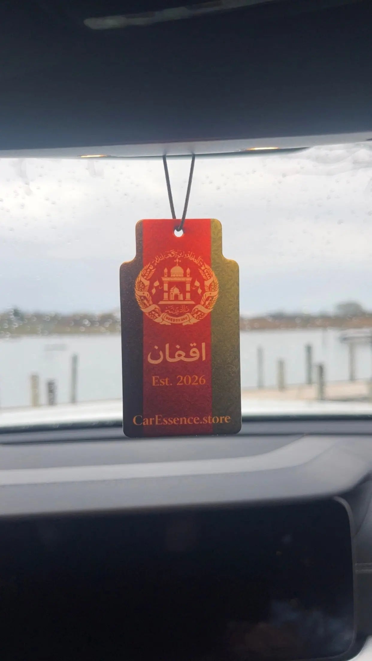 Afghanistan Flag Car Air Freshener CarEssence