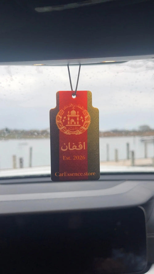 Afghanistan Flag Car Air Freshener CarEssence