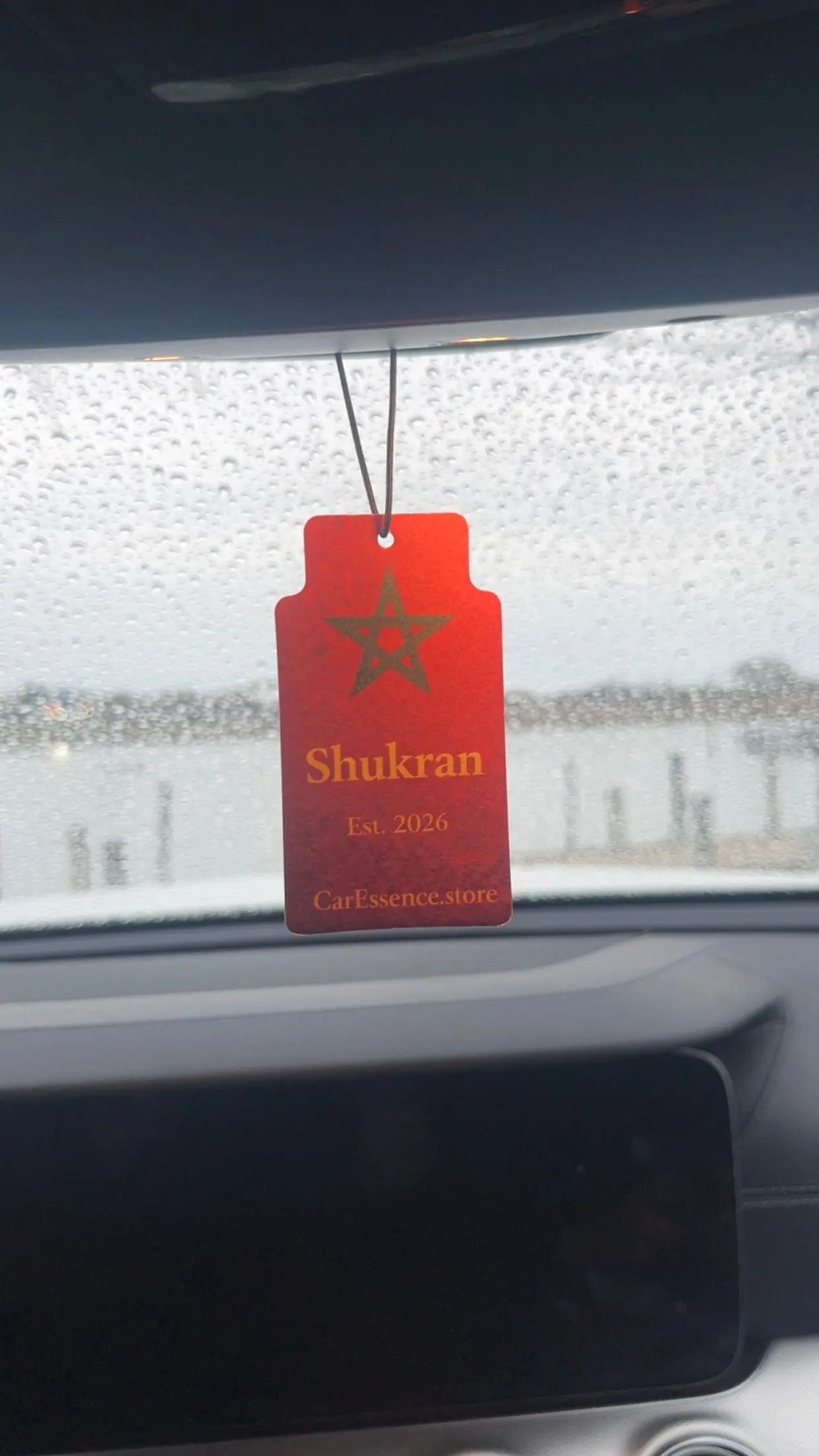 Morocco Flag Car Air Freshener CarEssence