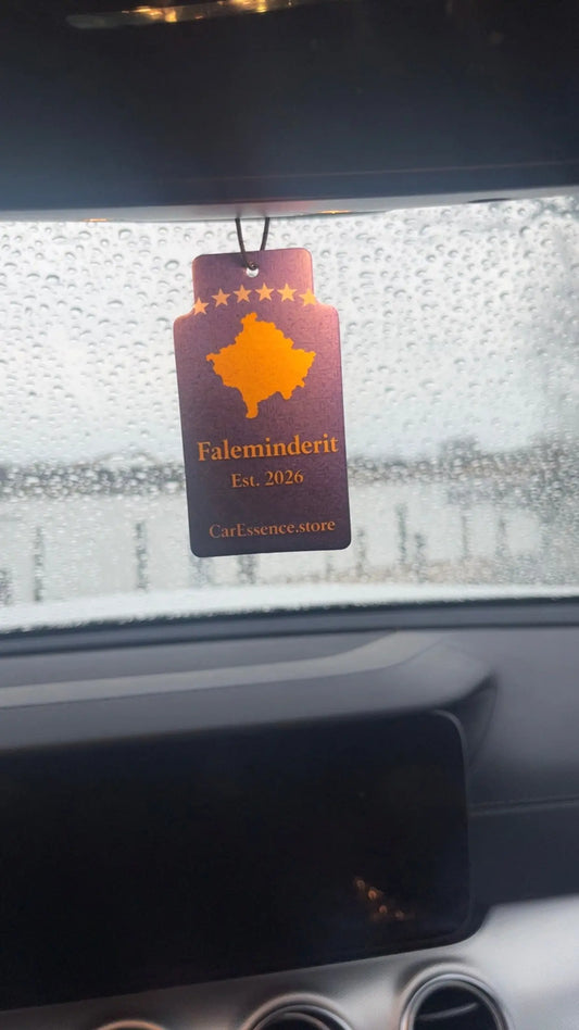 Kosovo Flag Car Air Freshener CarEssence