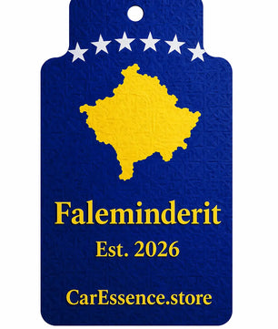 Kosovo Flag Car Air Freshener CarEssence