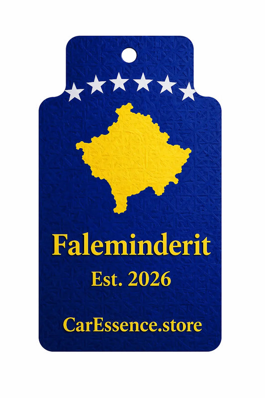 Kosovo Flag Car Air Freshener CarEssence