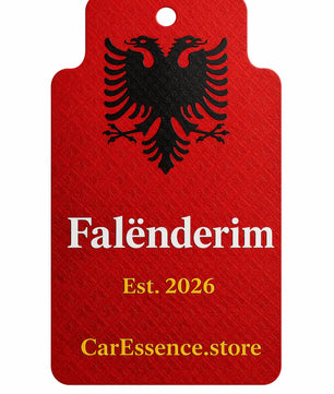Albania Flag Car Air Freshener CarEssence