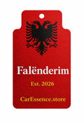Albania Flag Car Air Freshener CarEssence