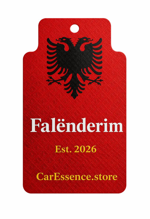 Albania Flag Car Air Freshener CarEssence