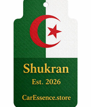 Algeria Flag Car Air Freshener CarEssence