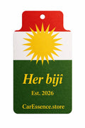Kurdistan Flag Car Air Freshener CarEssence