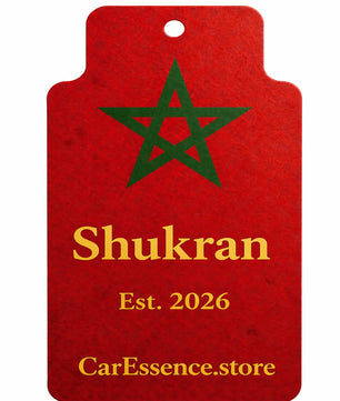 Morocco Flag Car Air Freshener CarEssence