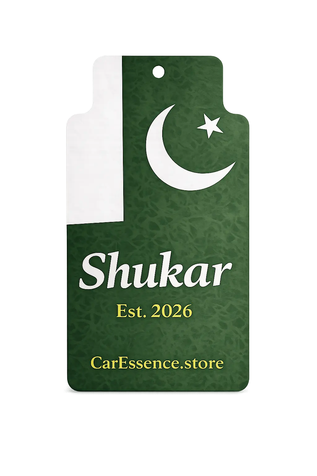 Pakistan Flag Car Air Freshener CarEssence